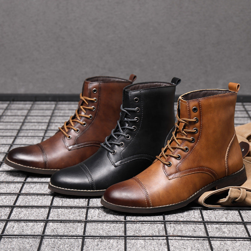 Pierre | Bottines en cuir véritable
