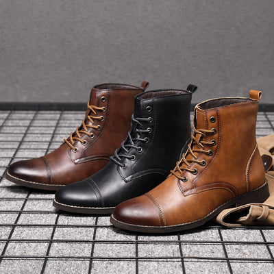 Pierre | Bottines en cuir véritable