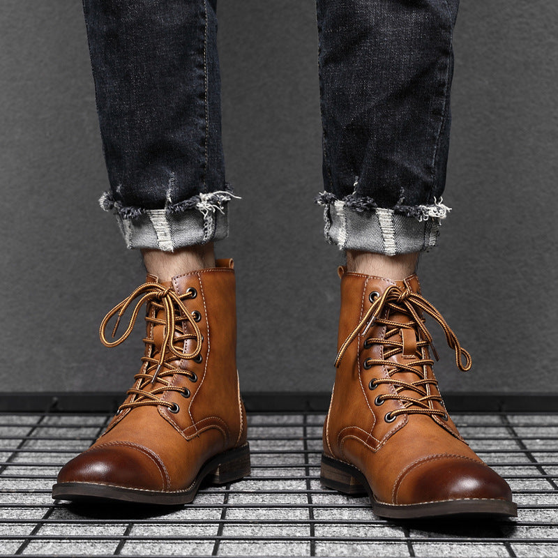 Pierre | Bottines en cuir véritable