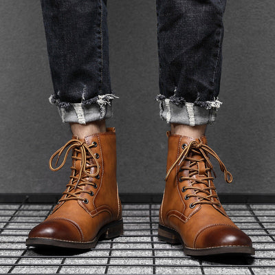 Pierre | Bottines en cuir véritable