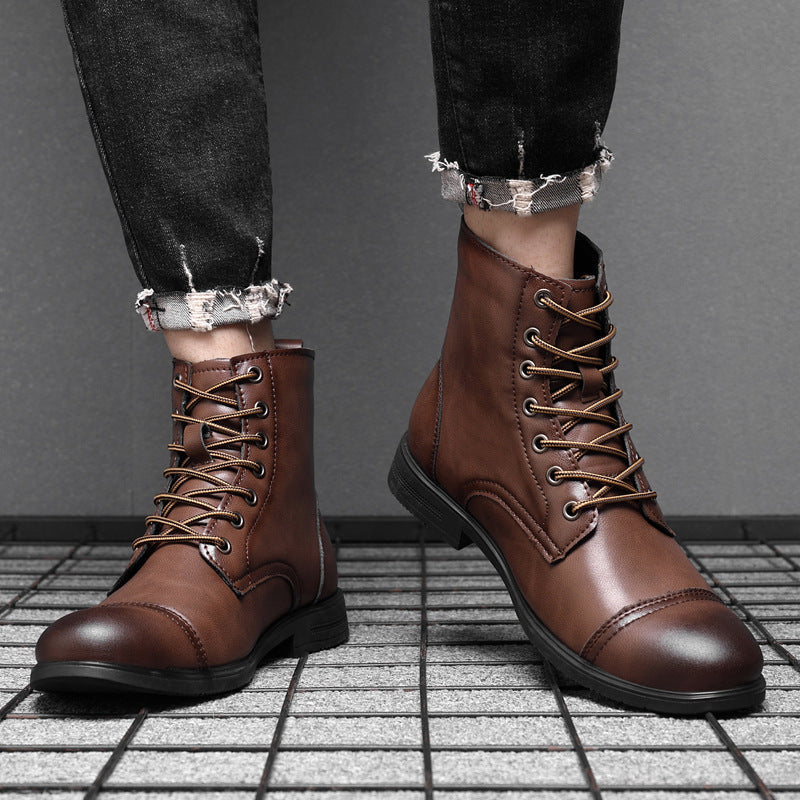 Pierre | Bottines en cuir véritable