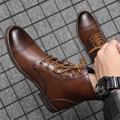 Pierre | Bottines en cuir véritable