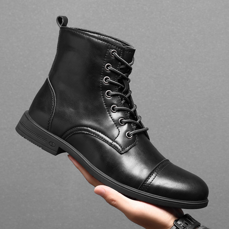 Pierre | Bottines en cuir véritable