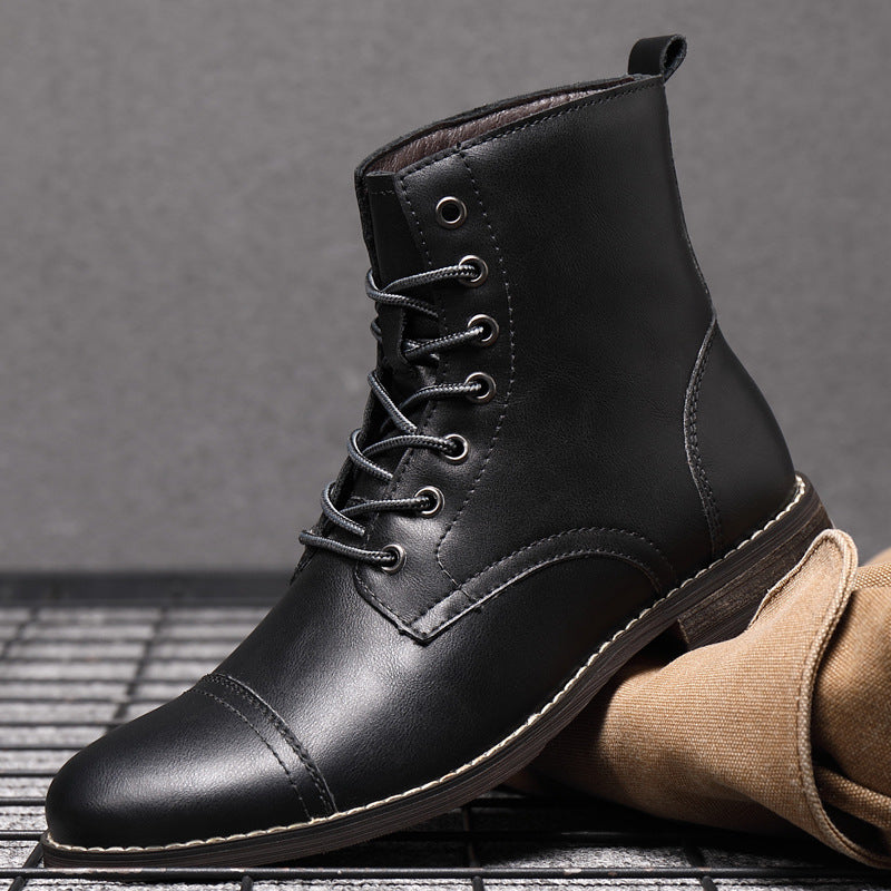 Pierre | Bottines en cuir véritable
