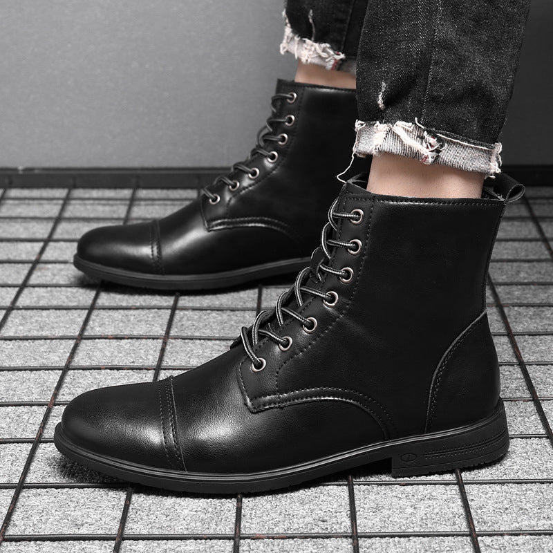 Pierre | Bottines en cuir véritable