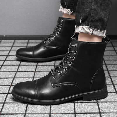 Pierre | Bottines en cuir véritable
