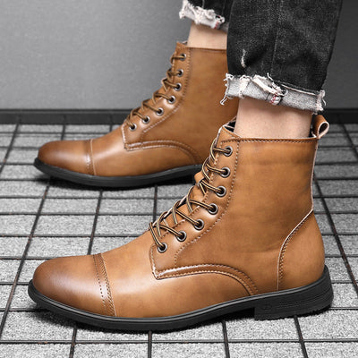 Pierre | Bottines en cuir véritable
