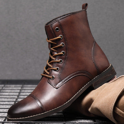 Pierre | Bottines en cuir véritable
