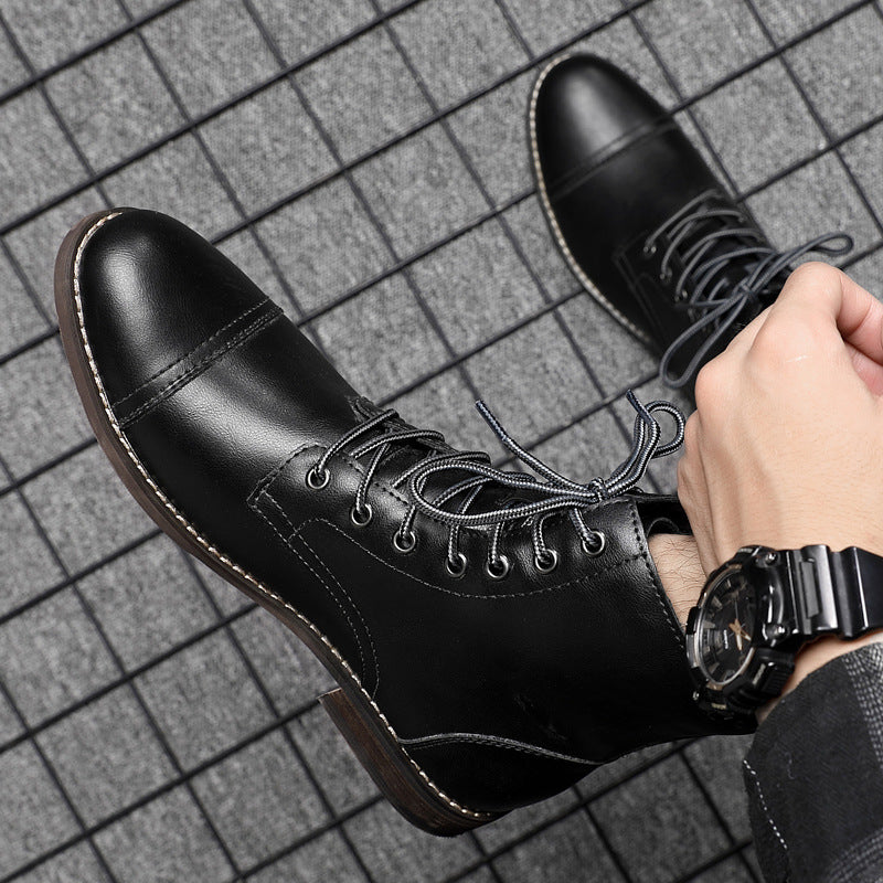 Pierre | Bottines en cuir véritable