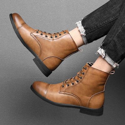 Pierre | Bottines en cuir véritable