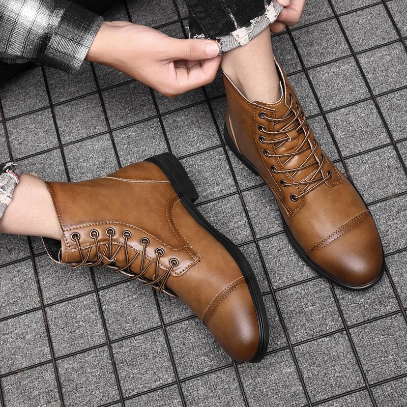 Pierre | Bottines en cuir véritable