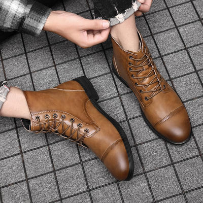Pierre | Bottines en cuir véritable