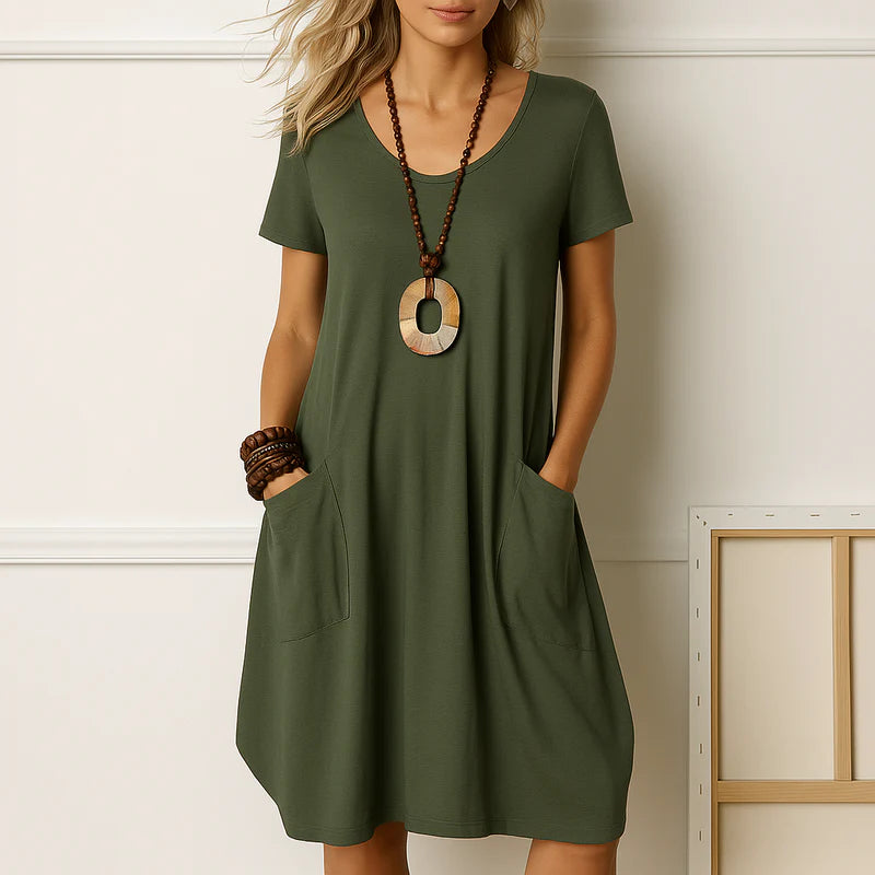 Ana | Robe Élégante avec Couverture Subtile du Ventre